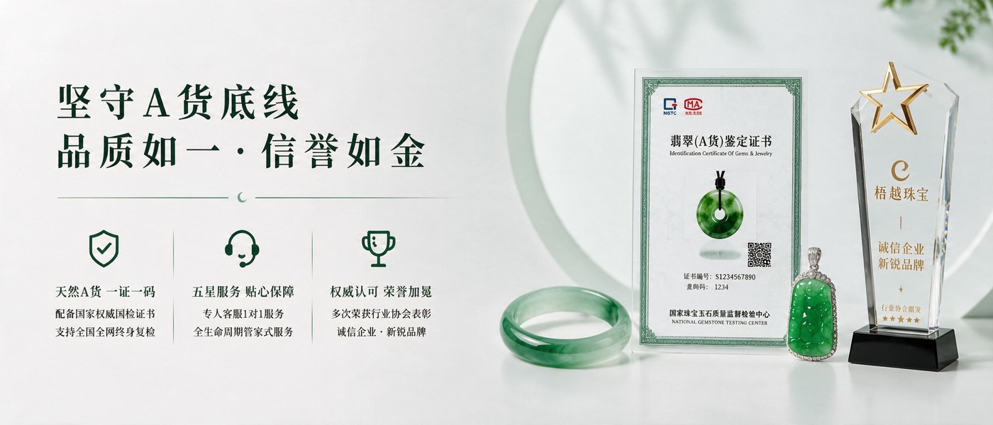 天然A貨 · 一證一碼 · 支持權威機構終身複檢